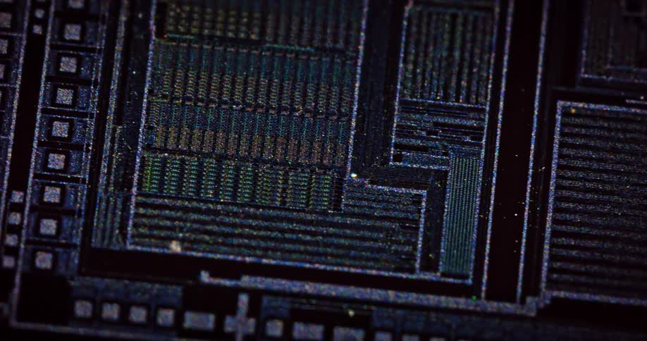 A close up of some circuits