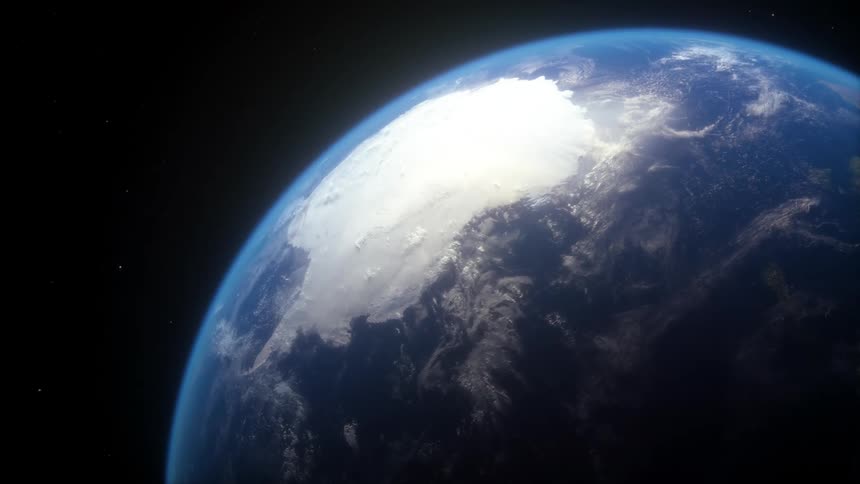 Antarctica seen from outer space