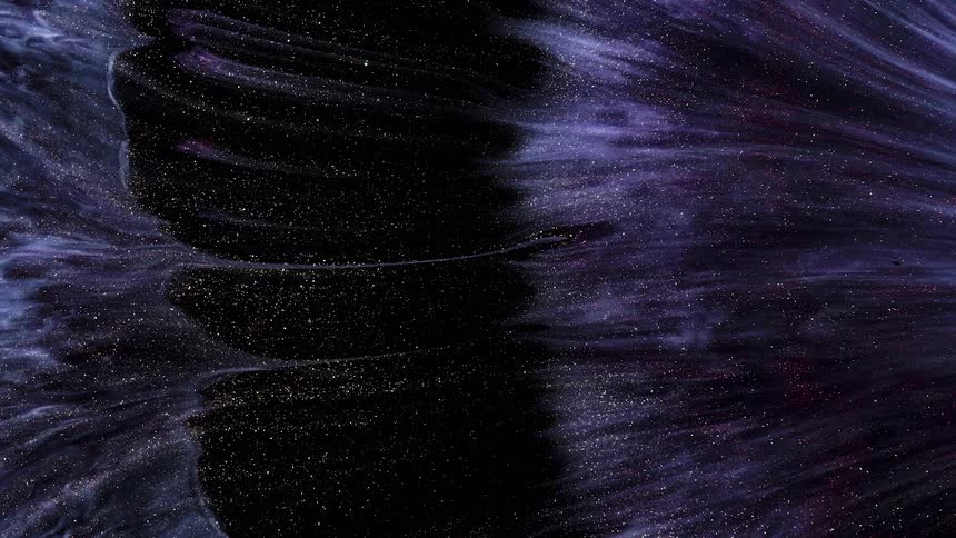 Black white blue and purple colors moving like liquid