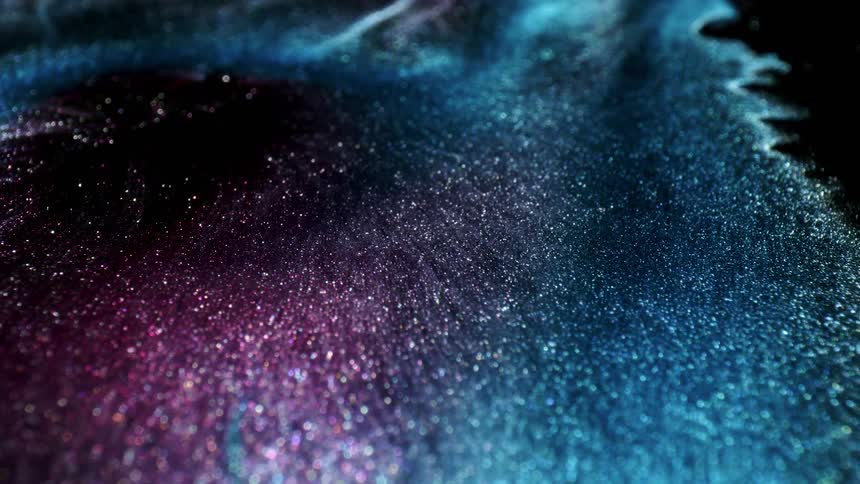 Purple blue and red metallic acrylic paint