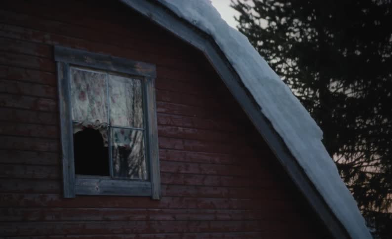 A shot of a house