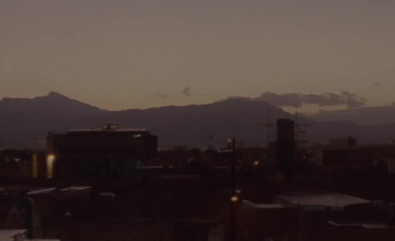 Shot of a city in the old times