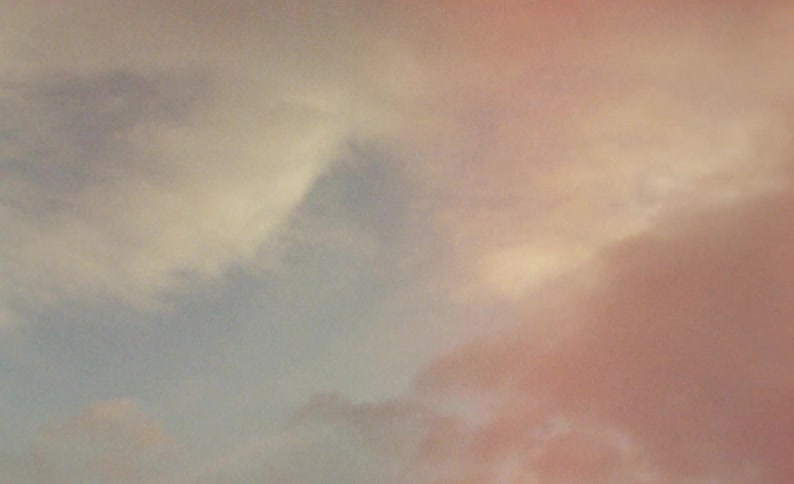 Aerial view of clouds in the atmosphere is displayed