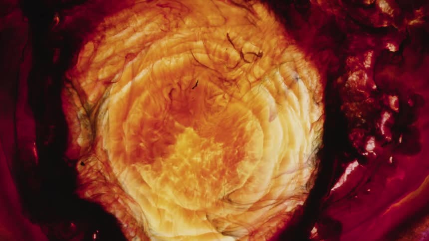 A view of an abstract explosion