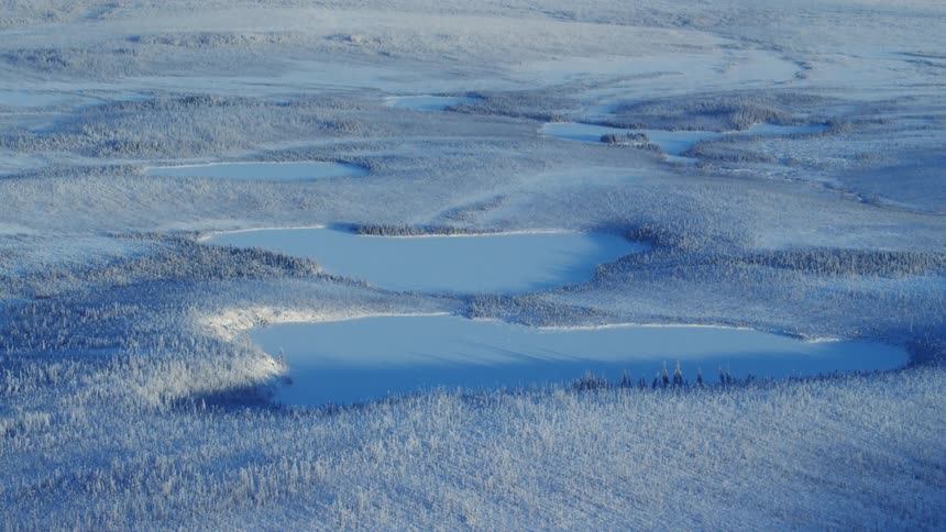 The view is of the nature area and you see rivers