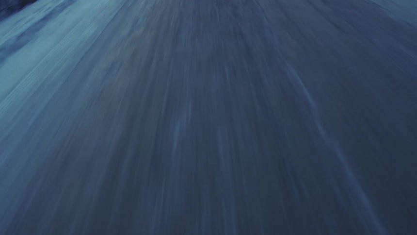 A view of snow on a road