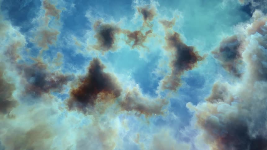 A close up of a nebula