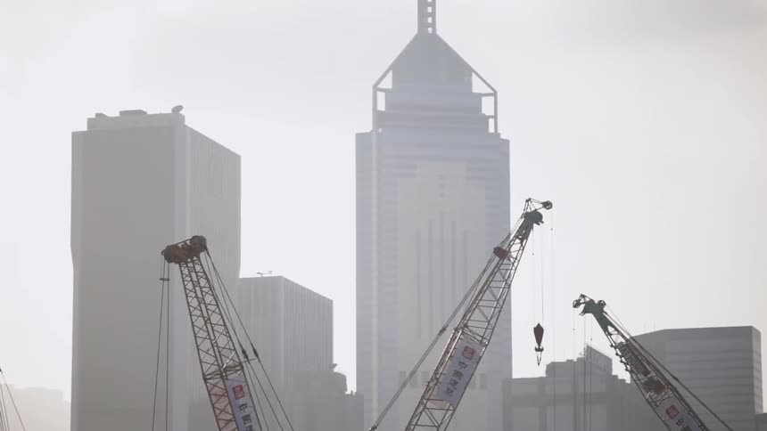 Construction Site in Hong Kong