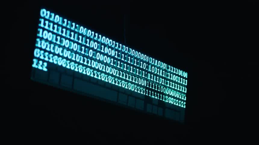 A display is lighting up with numbers