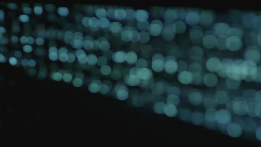 A display has flashing numbers