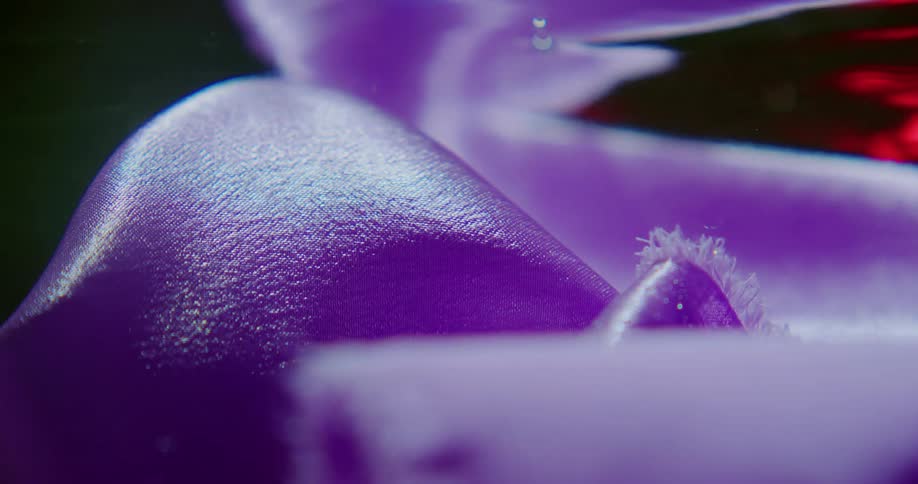 A shot of a clothe shifting through water