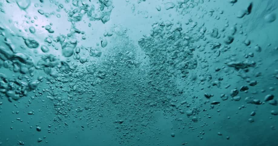 A view of under a body of water is displayed