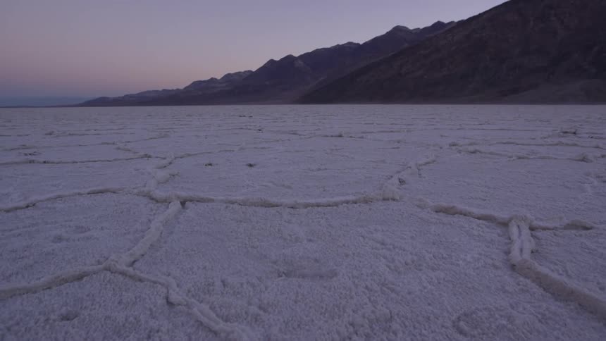 A stretch of desert at sunrise