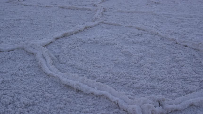 A field is white and vast