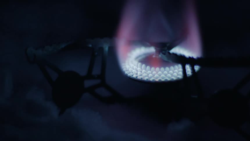 Winter Cooking: Simmering Pot on Stove