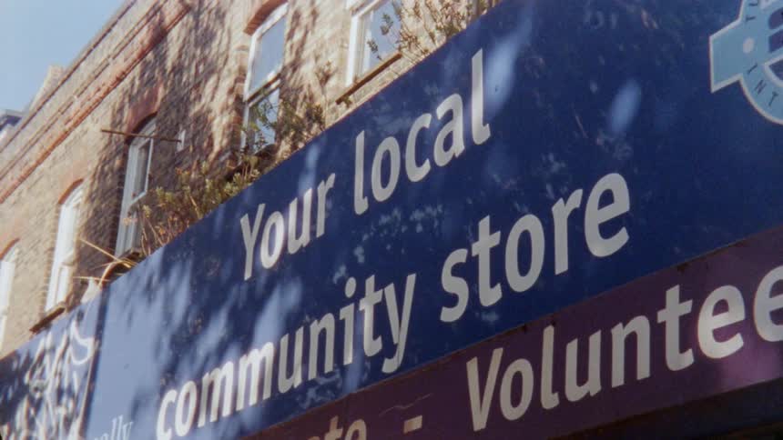'Your local community store' Shop Sign 16mm