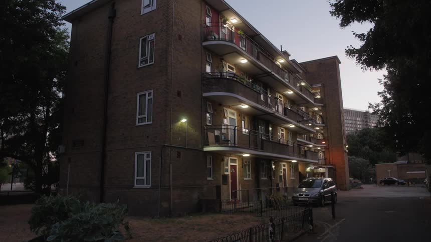 London Estate at Dusk
