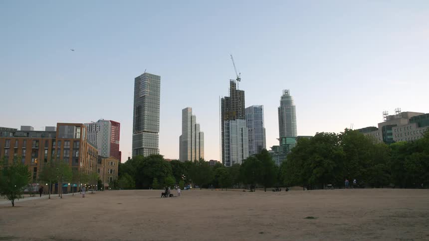 South London Skyline Dusk