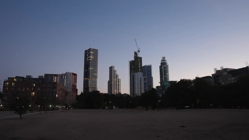 New-build skyscrapers in South London
