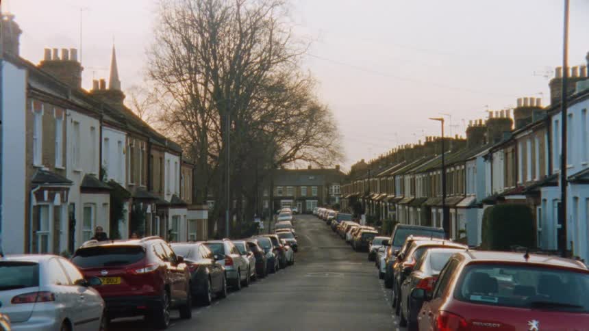 Suburban Street London - 16mm Film