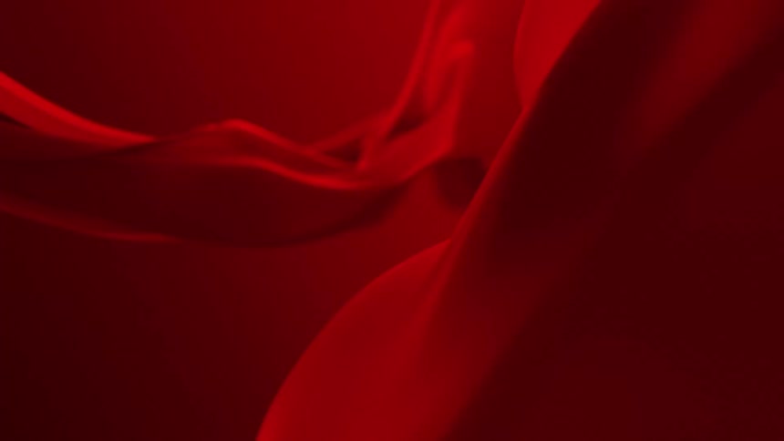 The graphic has a red sheet moving around