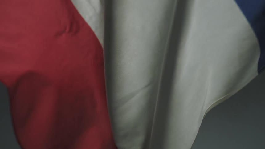 A flag flapping in the breeze