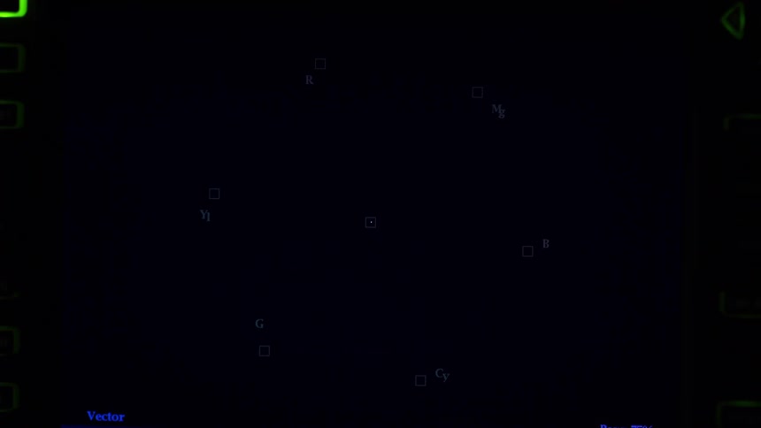 Blue imagery on a screen