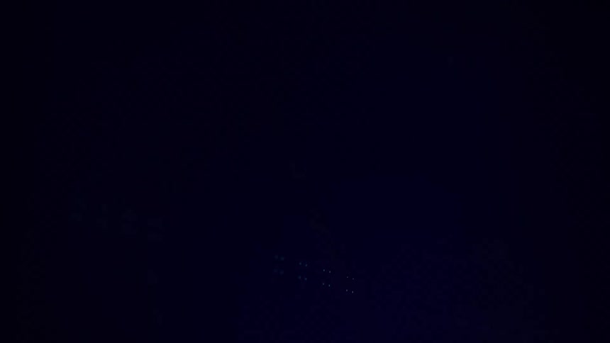 A view of a star flashing