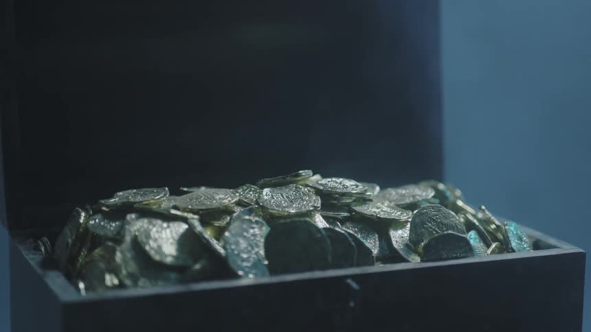 A chest is full of gold