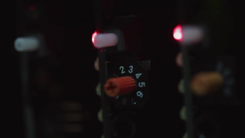 Close up view of buttons on electronics is displayed