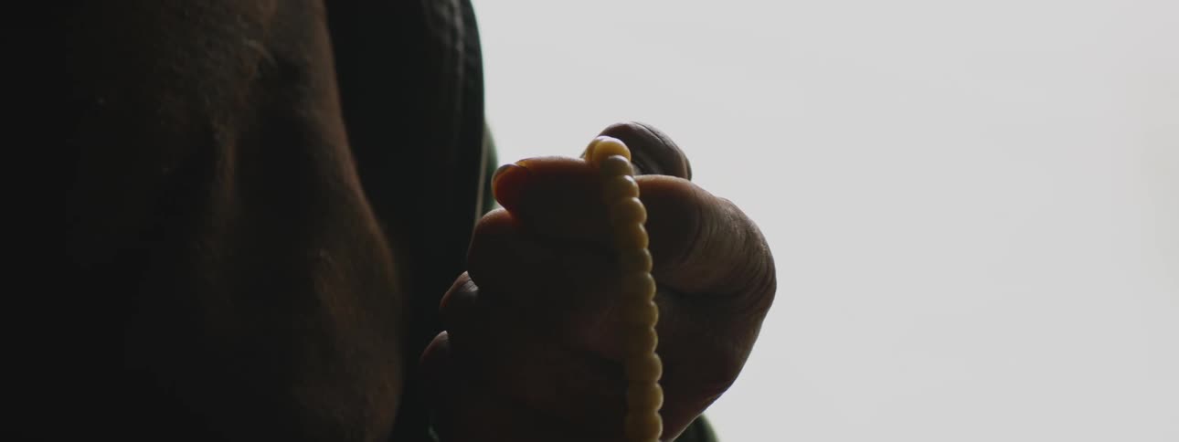 Spiritual Meditation with Prayer Beads in Motion