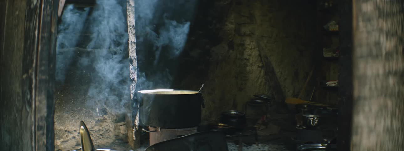 Cooking Over an Open Fire in the Nepalese Kitchen