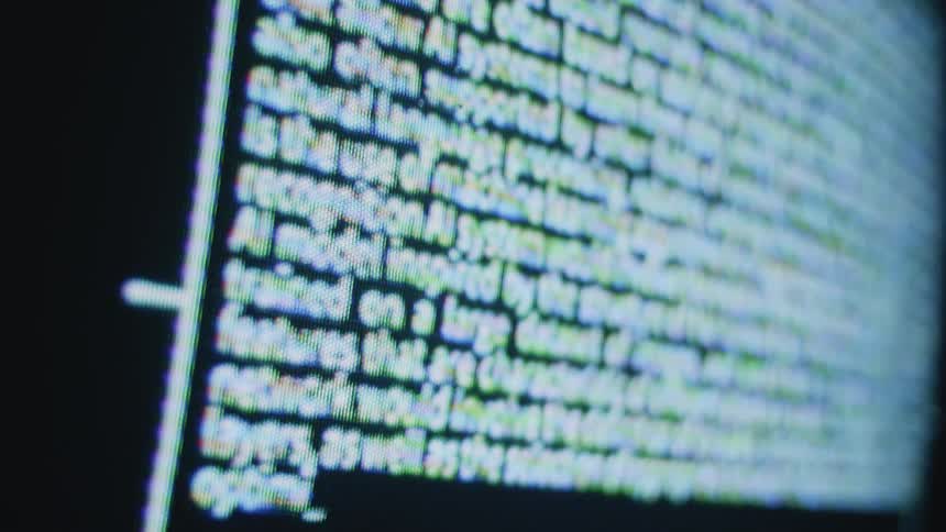 Close up view of a digital monitor is displayed