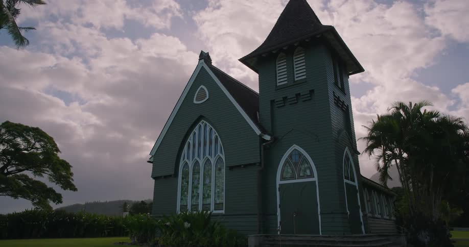 Close up view of a house during sun set is displayed