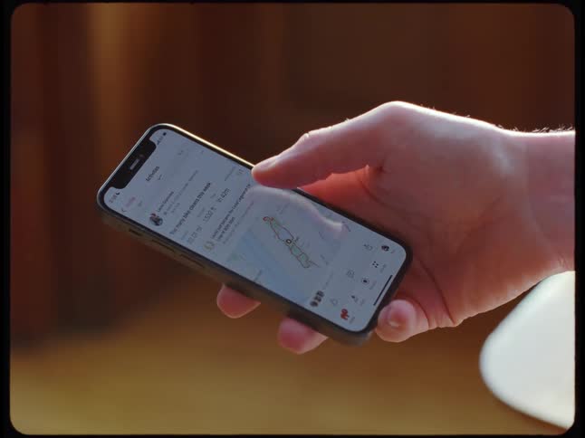 A person is using a cell phone