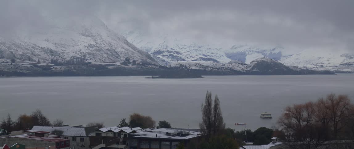 The view is of the winter area in the middle of the day time