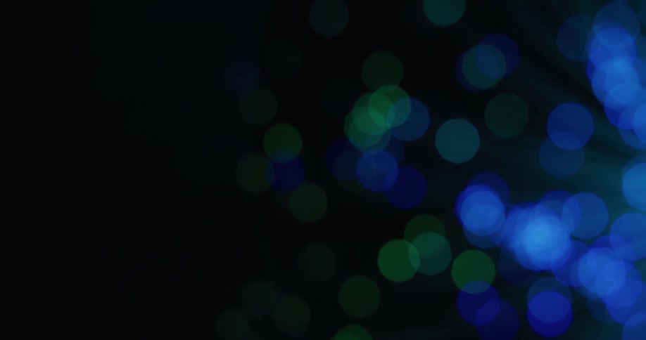 The view is of different colors and shapes