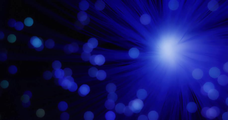 Fiber optic cables spinning