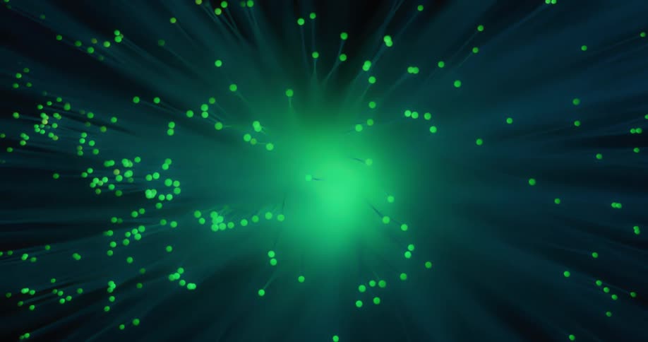 Green light emitting from an electronic laser