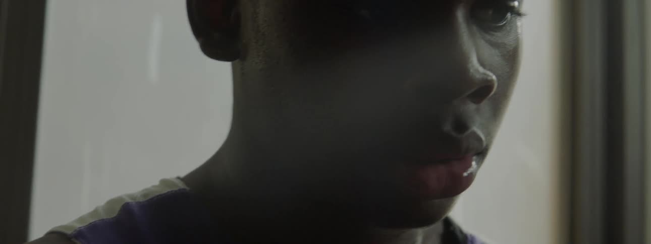 Close up of a teenager looking distraught