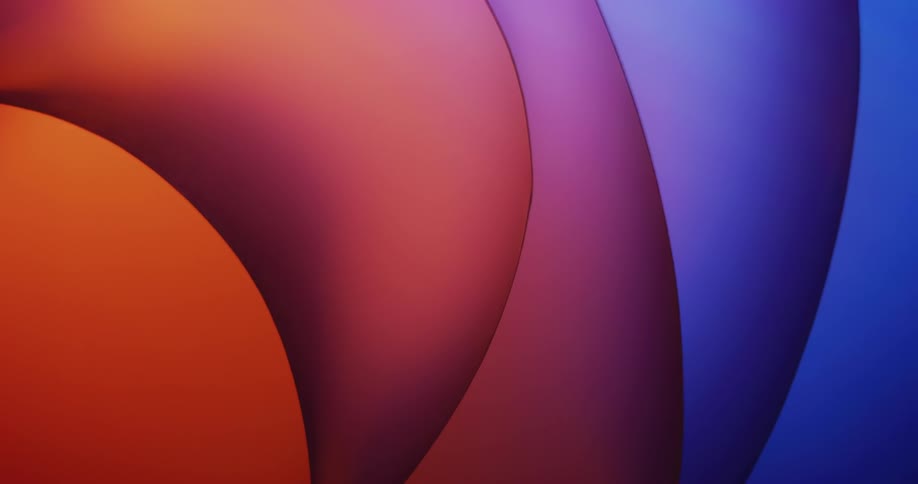 The view is of different colors and shapes