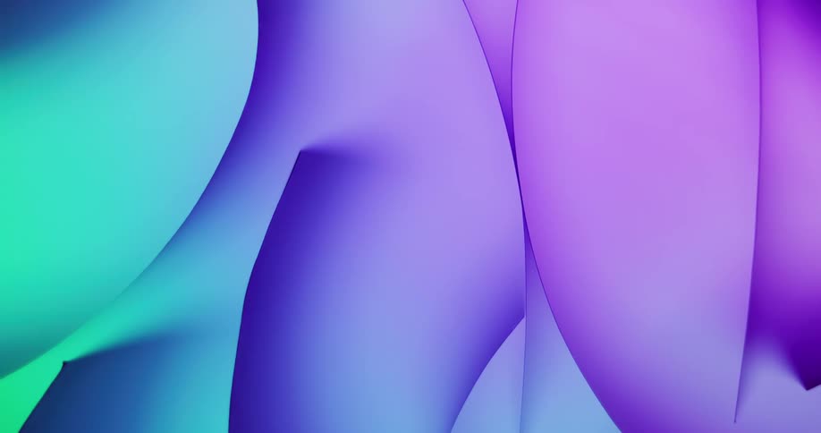 Blue and purple abstract art with lines that cast shadows