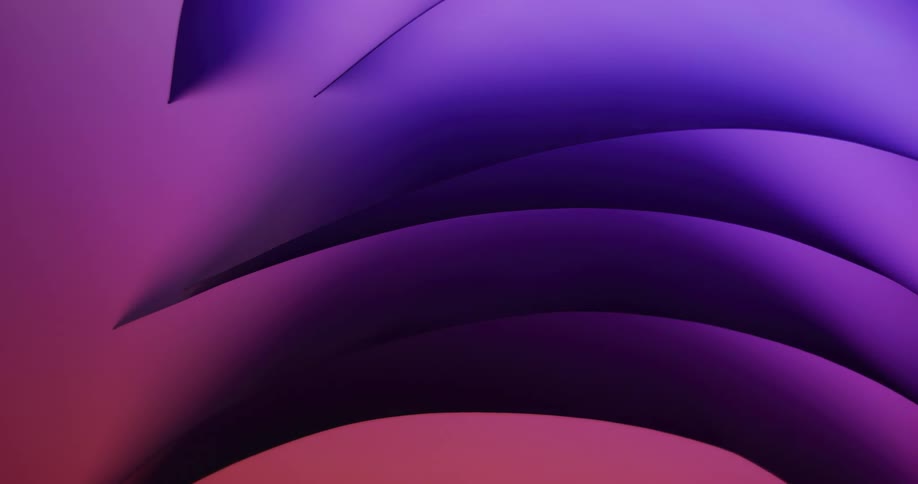 The screensaver has moving colors