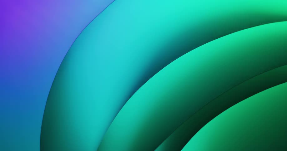 The colorful screensaver moves