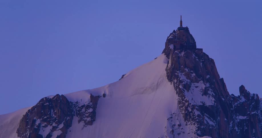 The view is of the arctic area in the winter time