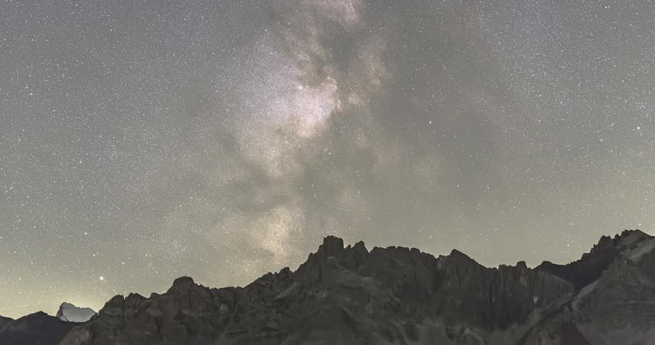 The view is of the nature and you can see the galaxy