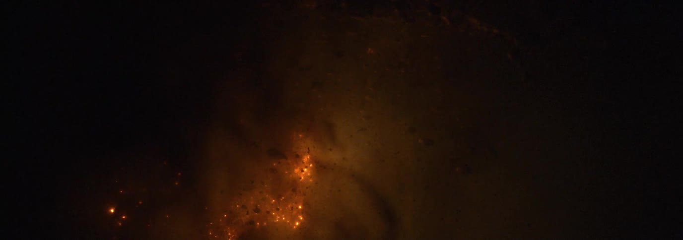 Black gray and yellow colors that look like embers underwater