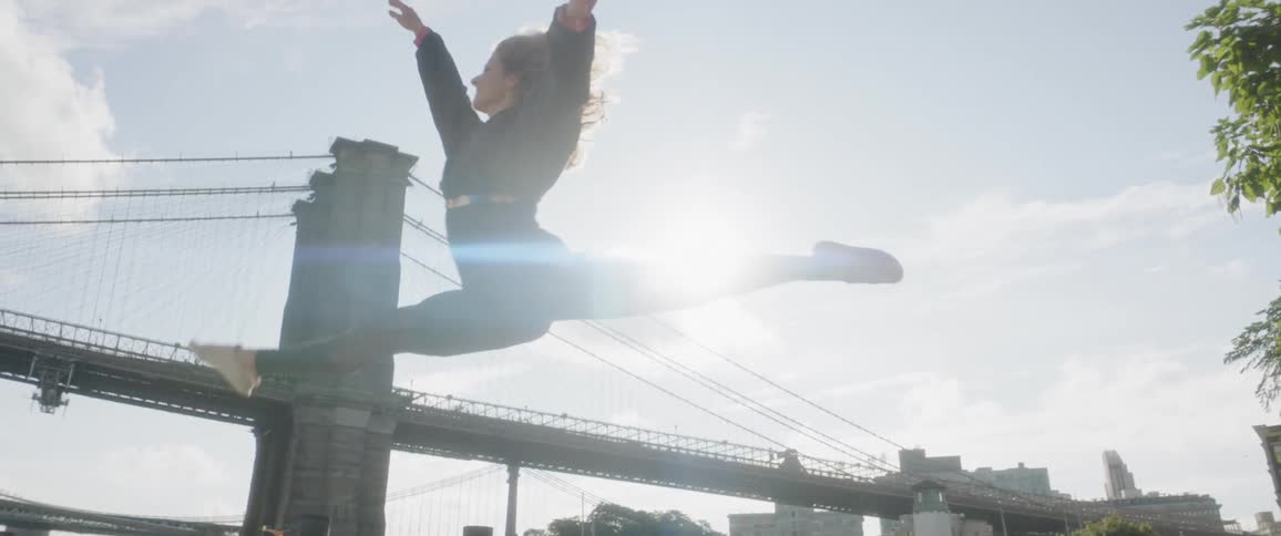 Woman Dancing In New York