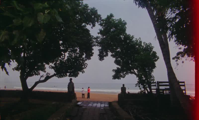 The view is of the beach in the day time