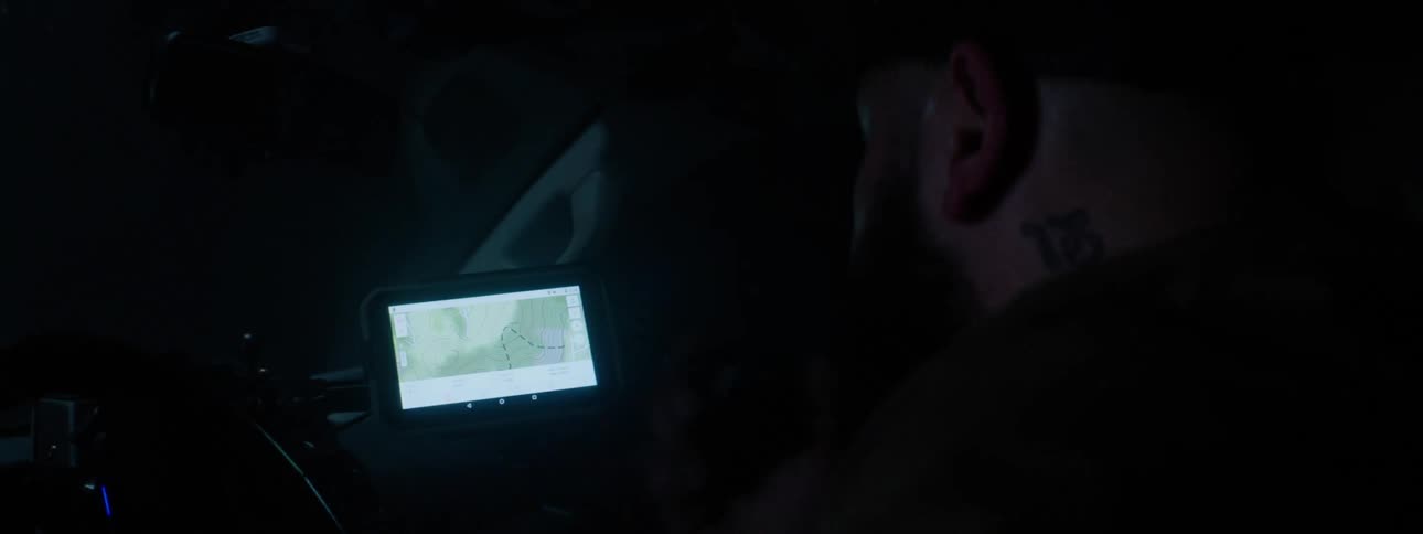 Man uses gps and gets out of car